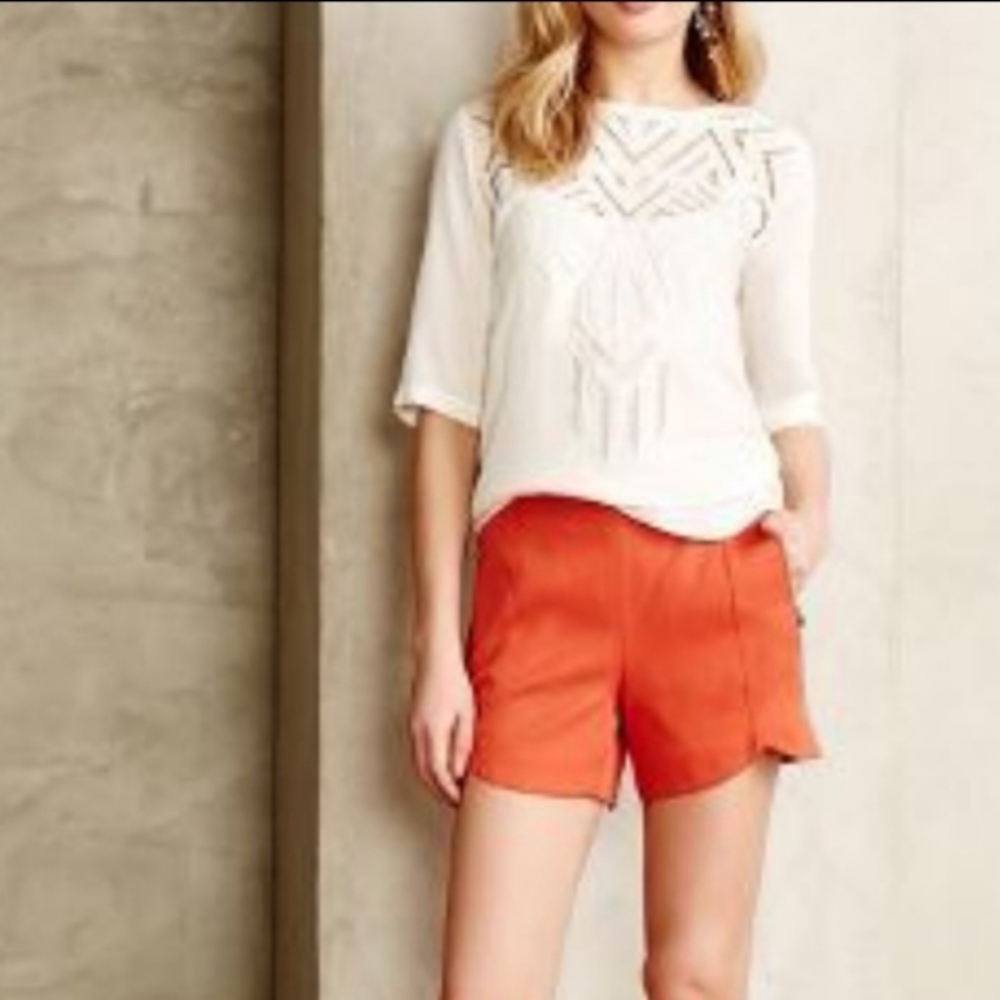 Anthropologie cartonnier tulip shorts